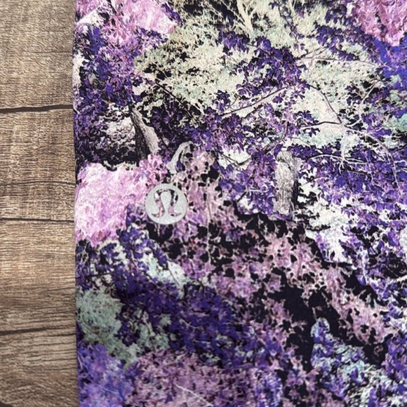 Lululemon - Fast & Free Crop II Nulux 19" - Vivid Vision Multi Black - Size 4 - Picture 12 of 12